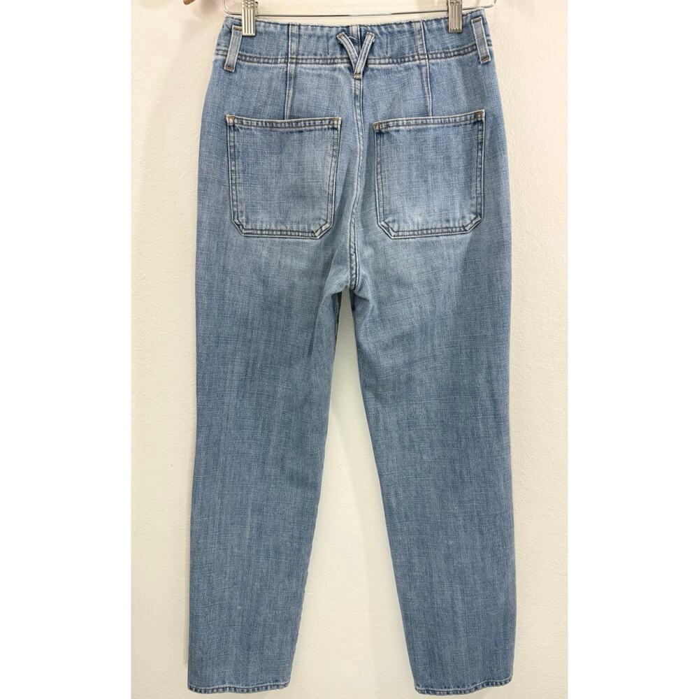 Veronica Beard Light Blue Straight-Leg Jeans - Picture 3 of 13